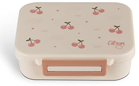 Citron Kids Lunch Box with Compartments 350ml – Premium Strong & Safe Materials BPA & Melamine-Free – Leak-Proof Snack Box with Compartments, Bento Lunchbox for Kids