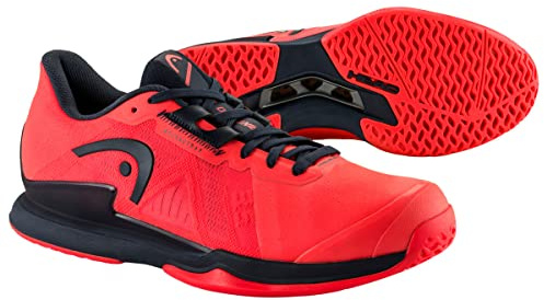 HEAD Scarpa da Tennis Sprint PRO 3.5 Uomo, Corallo/Mirtillo
