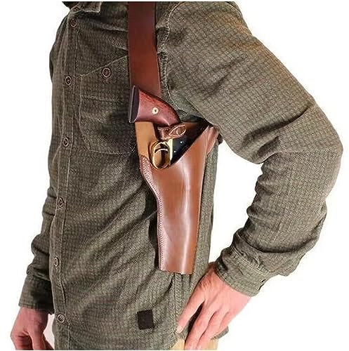 SIULAS Médiéval Caché Épaule Rétro Pistolet Holster Western Cowboy Pistolet Gun Holder pour Femmes et Hommes
