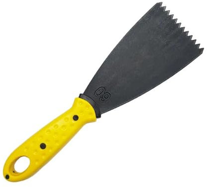 SPATOLA IN POLIAMMIDE IN FIBRA VETRO DENTATA CON GOMMA 60mm AUSTRALIAN