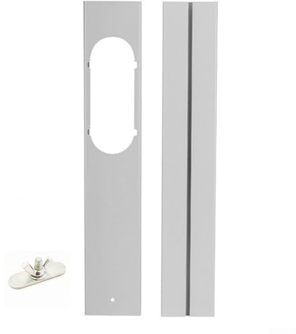 Material para la placa del kit de la diapositiva de la ventana para el aire acondicionado, fácil instalación (2PC