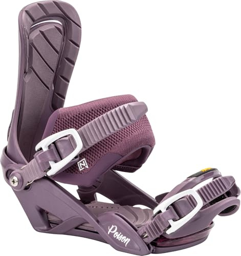 Nitro kvinnor Poison '24 All Mountin Freeride bindning snowboardbindning, DEEP PURPLE, S/M