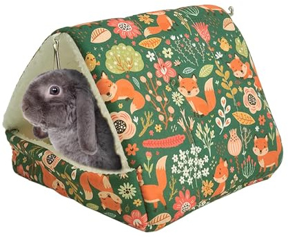 Guinea pi-g Bed And Hide Hammock Nest Hamster Ferret r-at Soft Warm Hamster Bed House Cave Nest Pet Bird Bed Toy For Small Animal Chinchilla Hedgehog Ferret