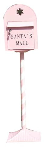 YCXJB Buzón Correos Exterior, Buzon de Seguridad con Llave, Buzon para Montaje en Poste, Buzones Residenciales, Cartas, Revistas, Buzon Paquetes de Entrega(Pink)