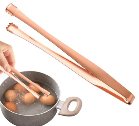 scyca Extracteur de coquille d'œuf, outil pour enlever le renulum d'œufs, extracteur de calazées en acier inoxydable, outil à œufs, clip à glace antidérapant, outil pour enlever les coquilles d'œufs,