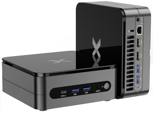 DREAMFYRE Mini computer 16 GB DDR4 512 GB SSD, Intel Core i7 12700H fino a 4,7 GHz Mini PC desktop, Mini PC da ufficio Triple 4K, Tipo-C/HDMI/USB 3.2/WiFi 6/BT 5.2, Micro PC per casa e gaming