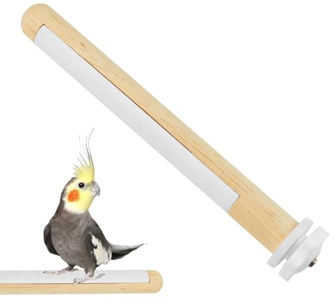 Perchero para Aves | Accesorio para Moler Uñas De Loro con Base | Juguete De Descanso Y Escalada para Agapornis Y Ninfas