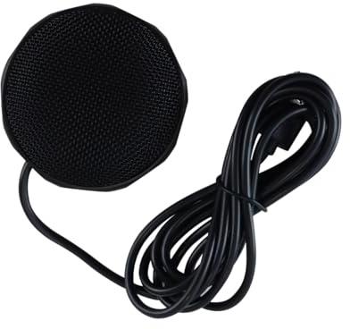 Gutol konferens-USB-mikrofon för möten, affärsmöten, dator (PC, bärbar dator, stationär stationär skrivbord), bärbara bordsenheter för onlinechattar, möten, videokonferenser (svart)
