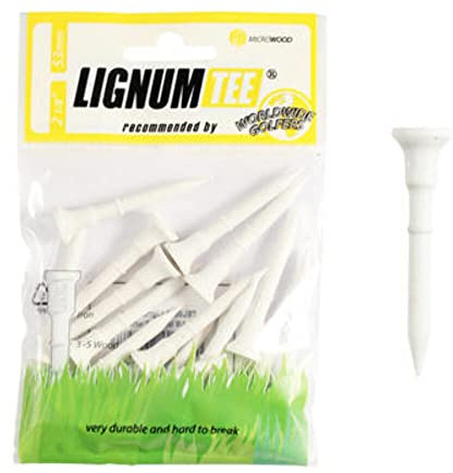 LIGNUM Tee 5,4 cm – weiß.