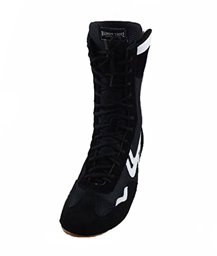 SF Chaussures de Lutte Boxe Bottes Semelle en Caoutchouc Combat Formation Sport Sneakers pour Hommes Femmes Enfants Enfants Adolescents
