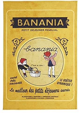 Torchon en Coton, Banania, Coucke (Petit déjeuner Familial)