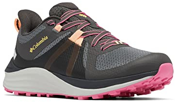 Columbia ESCAPE PURSUIT OUTDRY WATERPROOF Zapatillas De Senderismo Y Trekking impermeables Mujer , Gris (Dark Grey x Wild Geranium), 40.5 EU