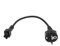 HangTon Power Cord Euro Schuko Plug CEE7/7 to IEC320 C5 Mickey Mouse for Laptop Computer AC Adapter Suppy Cable 250V 2.5A, 3-Prong 12