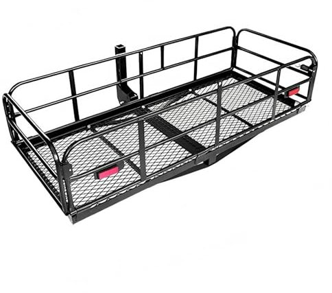 ERSINIAN Portaequipaje de Montaje en Enganche, portaequipaje Plegable Resistente, Canasta de Equipaje Trasera para camioneta SUV