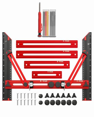 SNEZHANA Strumento di misurazione multiuso per gradini, strumento di misurazione per gradini, per layout accurati delle scale