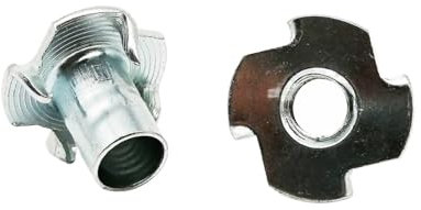 Dado a T a 4 punte, Confezione da 2/10/20 dadi a T a quattro griffe in acciaio M4-M12 8-17 mm(10pcs M6x8mm)