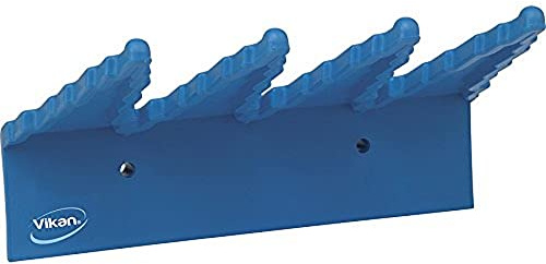 Vikan - Hygiène - Porte-outils mural - Polypropylène - Bleu