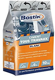 Ciment Blanc Tous Travaux 10 kg Bostik