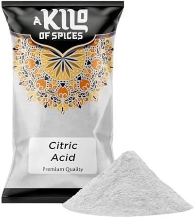 A Kilo of Spices Citric Acid Powder 1kg, Pure, Food Grade, Multipurpose