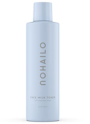 Nohailo – Lotion Tonifiante | Soins pour le Visage | Lait Tonique Ultra-Hydratant | Tous Types de Peaux | Formule Riche en Nutriments 100% Vegan à l'Huile d'Abricot, d’Avocat et Aloe Vera | 178mL