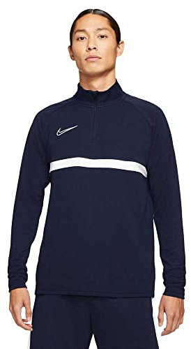 NIKE Men's Nike Dri-fit Academy T Shirt, Obsidian/White/White/White, L UK
