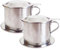 Comebachome Vietnamesischer Kaffee Tropfer, 2 Sets Edelstahl -Kaffee -Tropfer mit Deckel, Filter und Tablett, langsame Tropfkaffeemaschine für vietnamesische Kaffee