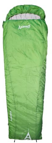 Saco de dormir adulto – Summer 16 – Cremallera izquierda – Temperatura de confort 16°C – Senderismo Camping Bivouac – 100% poliéster