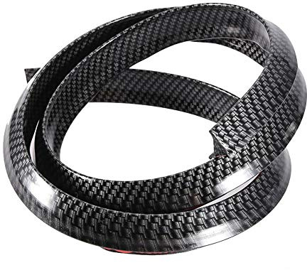 Elargisseur D'Aile Universel, Élargisseurs d'aile universels, Autocollant Passage de Roue, Extensions d'ailes en Fibre de Carbone Sourcils de Passage de Roue Protection Anti-Rayures