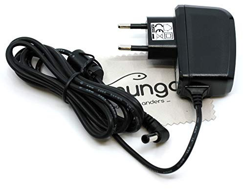 Ladegerät passend für Makita Radio DMR 112 110 109 108 107 106 BMR 105 104 103 102 101 100 (Ersetzt Original Makita Baustellenradio Kabel SE00000101 SE00000078 SE00000265) mit mungoo Displayputztuch