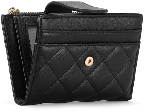 GAEKEAO Geldbörse Klein, Portemonnaie Damen Leder mit RFID Blocker - Slim Wallet, Geschenk für Frauen