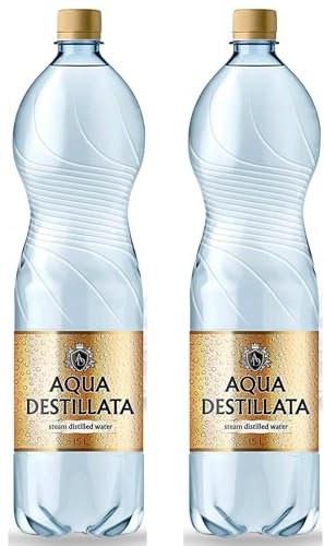 Distilled Water 3.0 Litres Premium Quality Pack 2x1,5 L Certified Ultra Pure Steam Distilled Water