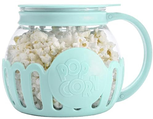 Genikeer Popcorn Silicone Micros Ondes, Machine À Pop-Corn Pliable en Silicone pour -Ondes, Microwave Popcorn Popper, Pot À Pop Corn Réutilisable en Verre De Qualité Supérieure sans BPA