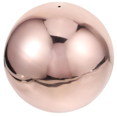TINEASUR Sfera Riflettente in Acciaio Inossidabile Specchio Forma Di Globo Da Giardino Liscio Sfere Luminose Per Decorazione Esterna Design Cavo Facile Da Installare