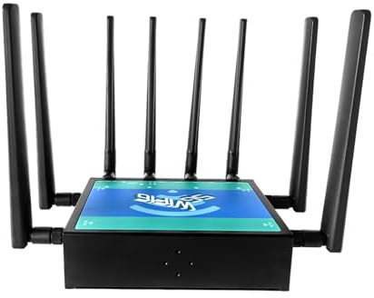Zbtlink AX3000 Dual Band 5G Router, WiFi 6 Router mit Dual-SIM Mobilfunk, 5 Gigabit WAN/LAN Ports, OFDMA+MU-MIMO, Wandmontage, Hochleistungs WiFi Router Unterstützt Mesh, OpenVPN, Webverwaltung