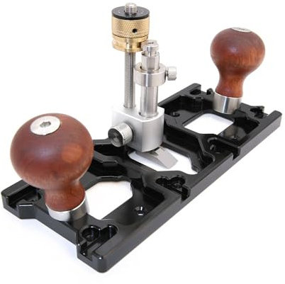 HONGDUI Router Plane For Clean Up Or Extend Grooves Precision Depth Adjustment Blade Three Mounting Locations With Four Rotational Directions - Plane