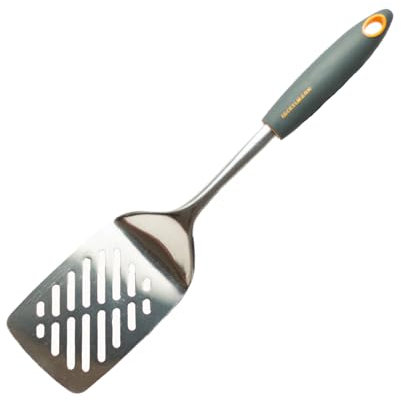 Fackelmann Paletta Fritti Forata in Acciaio, Grigio