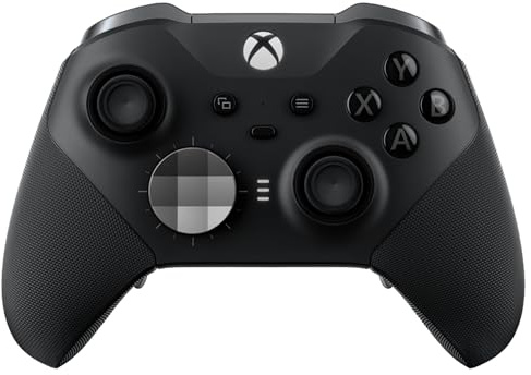 Xbox Wireless Gaming Controller | Elite Series 2 | Black | Xbox, PC, and Android | Adjustable Thumbsticks | Trigger Locks
