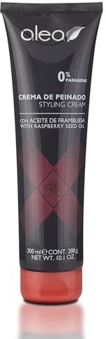 ALEA - Crema de Peinado - 300 ml - con Aceite de Frambuesa - Acondiciona, Nutre e Hidrata - Define el Peinado - Antiencrespamiento Cabello - No Apelmaza ni Engrasa el Cabello - Todo Tipo de Estilos