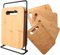 Tabla cortar cocina de madera con soporte (pack 4). Tabla cocina de madera multifuncional para cortar y picar carne, embutidos, queso, pan... Tabla de madera para cocina realizada en bambú