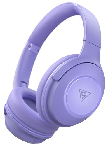 DOQAUS Auriculares Bluetooth Diadema,70 Horas De Reproducción,Morado