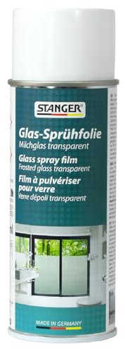 Glas-Sprühfolie 400ml - Weiss transparent | Fensterfolie Sichtschutz Milchglasfolie Glasdekor