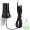 QWORK® Universal Outdoor 5G 4G LTE Antenna,12dBi High Gain, Vertical Polarization, SMA Male Connector with 3 m Cable - for Routers Gateways Trailer Cameras