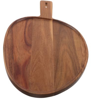 CIYODO Vassoio in Acacia per Sushi Pizza e Carne Piatto da Portata Resistente e Facile da con Naturali per Ristoranti Professionale Dimensioni