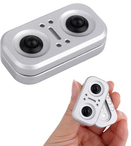 Penitue Giocattoli ad Anello Fidget, Silenzioso con Cursore Clicker Spinner Giocattoli per la Punta delle Dita Ansia Relax e Concentrazione per Donne e Uomini
