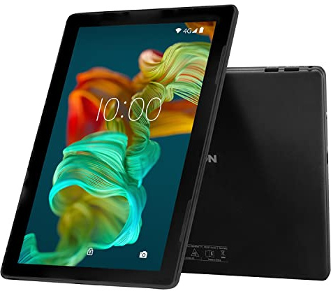 MEDION E10911 25,5 cm (10 Zoll) Full HD Tablet (LTE, Android 10, Quad Core Prozessor, USB Typ C, 3GB RAM, 64GB Speicher, WLAN, Bluetooth, 8MP Kamera) schwarz