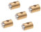 2EXTREME Schraubnippel 5 Stück, innen 2mm, aussen 5,5mm, Gesamtlänge 7,5mm, Gaszug Bremszug Kupplungszug Bowdenzug Universal Nippel, Motorrad, Mofa, Roller, Moped, Quad und andere Zweiräder