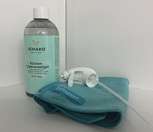 Jemako Küchen-Hygiene Reiniger + Schaumpumpe + Profituch Plus S 35 x 40 -SET-