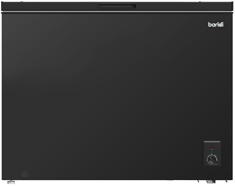 Baridi 254L Freestanding Chest Freezer with Adjustable Thermostat, Black- DH259
