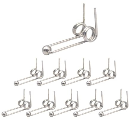 Yunmeryker Lot de 10 Fils Métalliques de Rechange, Diamètre : 1,2 mm, pour Fer à Lisser, Bigoudis et Boucleur électrique, 30mm