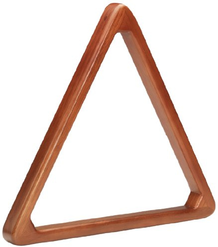 Pro Series TR8HD-F Heavy Duty Wooden Billiard Ball 8-Ball Triangle Rack, Old World Mahogany,black